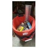 Bucket Of Assorted Hardware & More