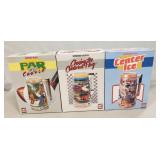 (3) Assorted L.E. Budweiser Steins