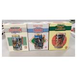 (3) Assorted L.E. Budweiser Steins