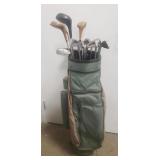 Assorted Golf Clubs w/ Bag