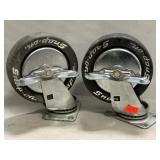 Pair Of Snap-On Toolbox Caster Wheels