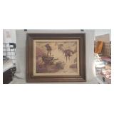 (1) Framed Oil Painting On Canvas (24.5"ï¿½20.5")