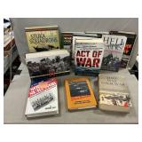 Box Lot Of War Books, Includes ng 1 Signed By