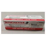 (100) Rounds 9mm Luger Ammo (Factory Sealed)