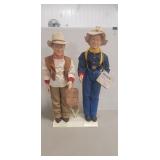 (2) "John Wayne" Dolls By Effanbee