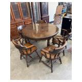Table and 5 Chairs