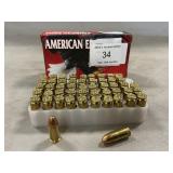 (50) Rounds Of 9mm Luger Ammo