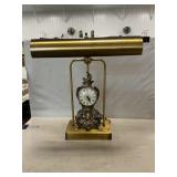 Decorative Desk Lamp With Clock