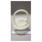 (1) Vintage Fenton Basket (7" Tall)