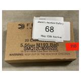 (20) Rounds Of Federal 5.56 Ammo