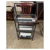 Metal Shelf w/ Mirror Bottoms
