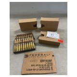 (3) 10 Round Clips Of 5.56 Ammo