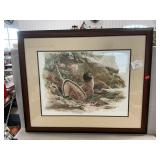 LE Ned Smith "Springtime Grouse" Lithograph