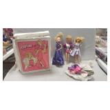 (1) Barbie Doll Case, (3) Barbie Dolls & Clothes