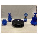 Cobalt Glass Assortment