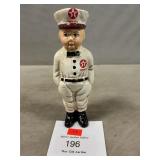 Cast Iron Texaco Attendant Bank, 6 1/2" High