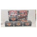 (7) Assorted Harley Davidson Motorcycle Replicas