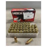 (50) Rounds Of 9mm Luger Ammo