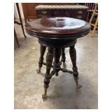 Glassball Footed Stool