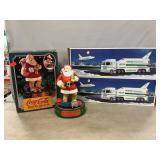Coca-Cola Mechanical Bank, (2) 1999 B.O. Hess