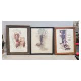 (3) Framed Black Americana "Cream Of Wheat"