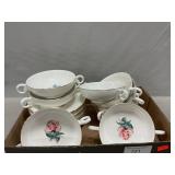 Eastern China Cream Soup Bowls & Saucers