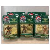 (5) NIP 1995 Tarzan Action Figures