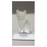 (1) Vintage Fenton Glass Cat Figurine
