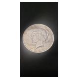 (1) 1923 U.S. Silver Peace One Dollar Coin (90%