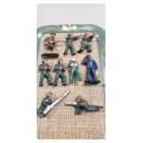 (9) Assorted Lead Toy Figurines