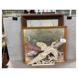 Cast Metal Pheasant, Wildlife Prints