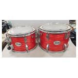 (2) Vintage Rogers R-380 Individual Rack Tom