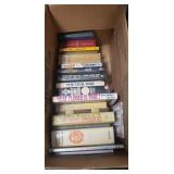 (30) Assorted Books, (5) Assorted VHS Tapes, (2)