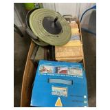 Box Lot With Fondue Pot, Mattress Wedge, Temp
