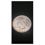 (1) 1923 U.S. Silver Peace One Dollar Coin