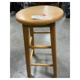 Wooden Stool, 23 1/2" High
