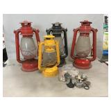 (4) Oil Lanterns, Extra Parts