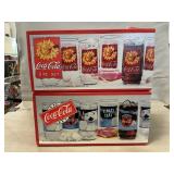 (2) Sealed 8-Pack Coca-Cola Glass Sets