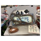 Country Decor, Slate, Wall Art, Wooden Goose