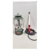 (1) Coleman Lantern & (1) Electric Work Light