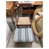 Chair and Footstool