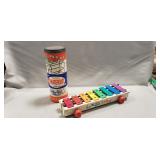 Vintage Fisher-Price Pull-A-Tune Xylophone &