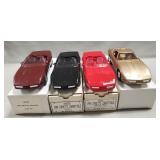 (4) Promo Cars w/ Boxes (Review Photos)