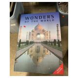 Wood Crate With Books, Huge Seven Wonders Book