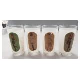 (4) Vintage "Key Hole Peek-A-Boo" Girlie Glasses
