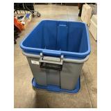 (2) Plastic Storage Totes