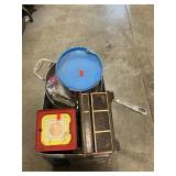 Box Lot With Toys, Keyboard, Jewelry Box, Pam