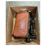 Box Lot With Clarinet Case & Parts