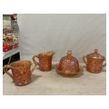 Imperial Glass Marigold Carnival "Lustre Rose"