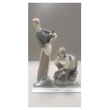 (2) Vintage LLADRO Porcelain Figurines